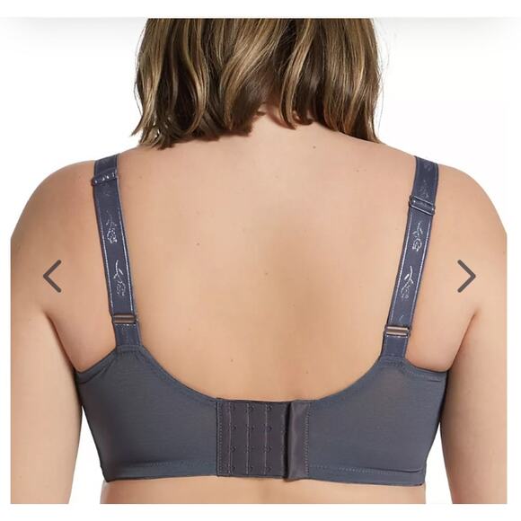Elila Bra Full Coverage Stretch Lace Gray 42H - Picture 8 of 11